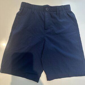 Pre-Owned Boys Navy Nylon Golf Shorts - Sz 10/12